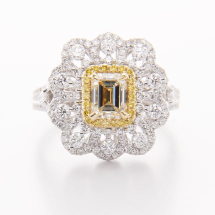 LEO SHINE Yellow Diamond Ring 18K