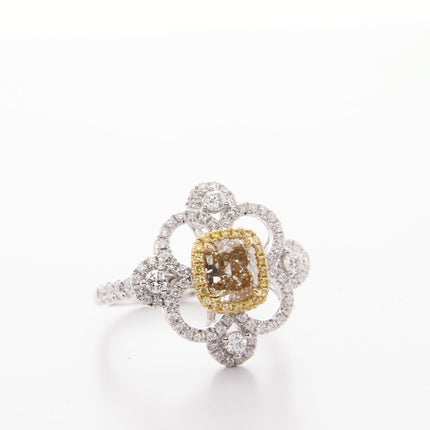 LEO SHINE Yellow Diamond Ring 18K