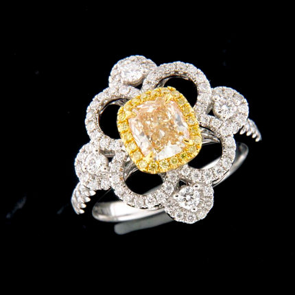 LEO SHINE Yellow Diamond Ring 18K